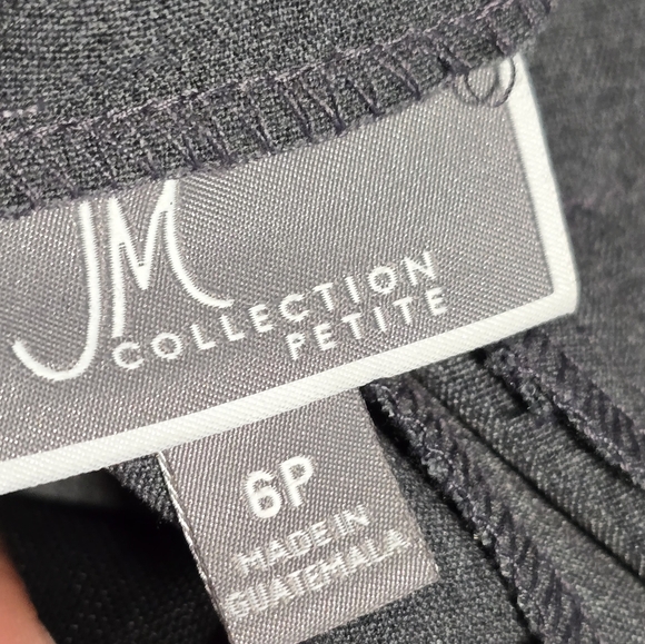 JM Collection Womens Gray Dress Pants‎ Size 6P - Picture 5 of 7